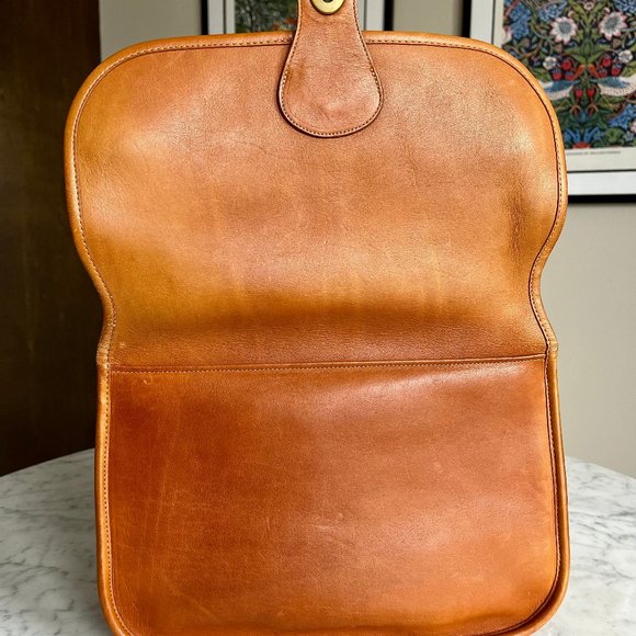 Vintage Coach Original Rambler 9735 British Tan Made in USA - Picture 6 of 16
